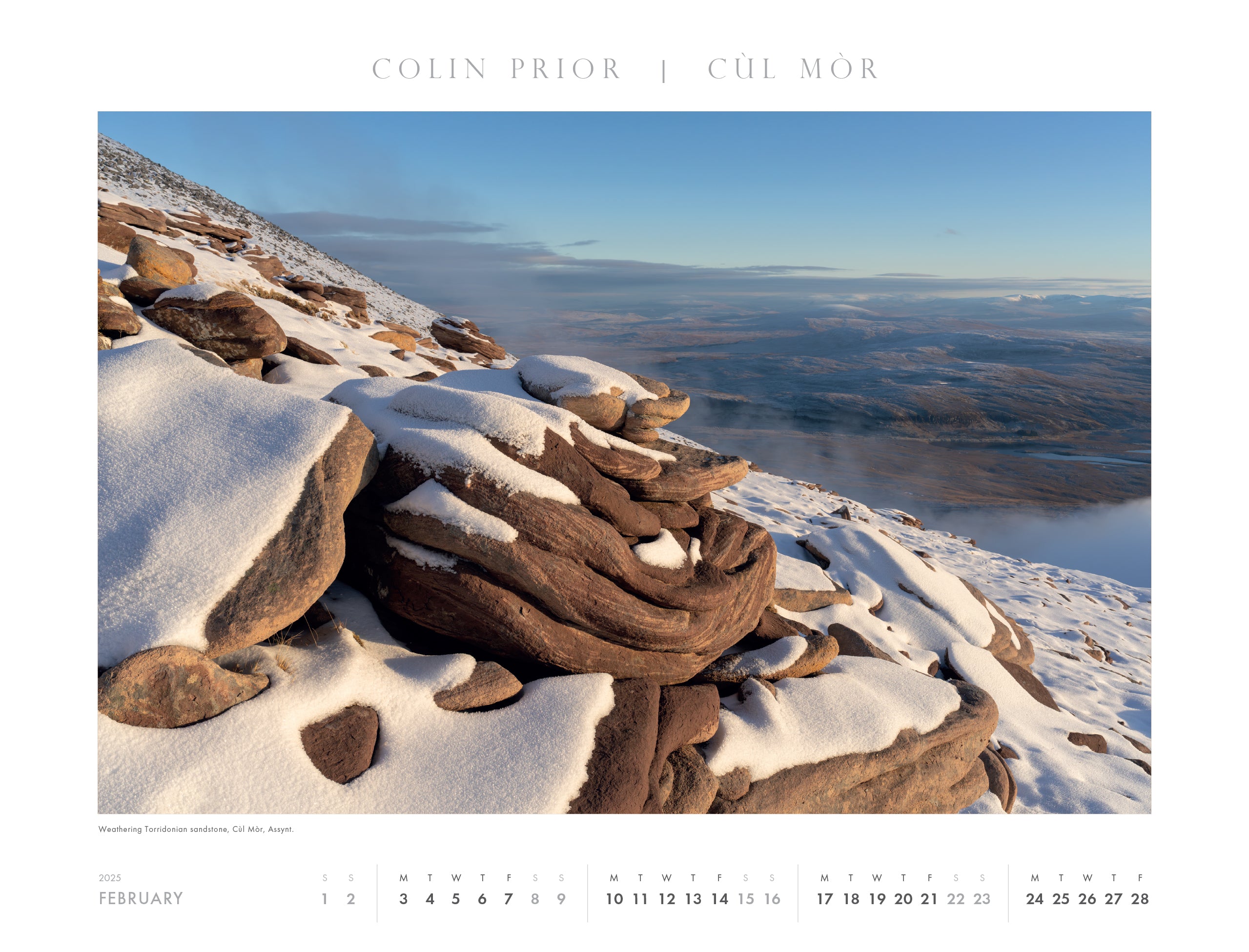 Scotland Wall Calendar 2025